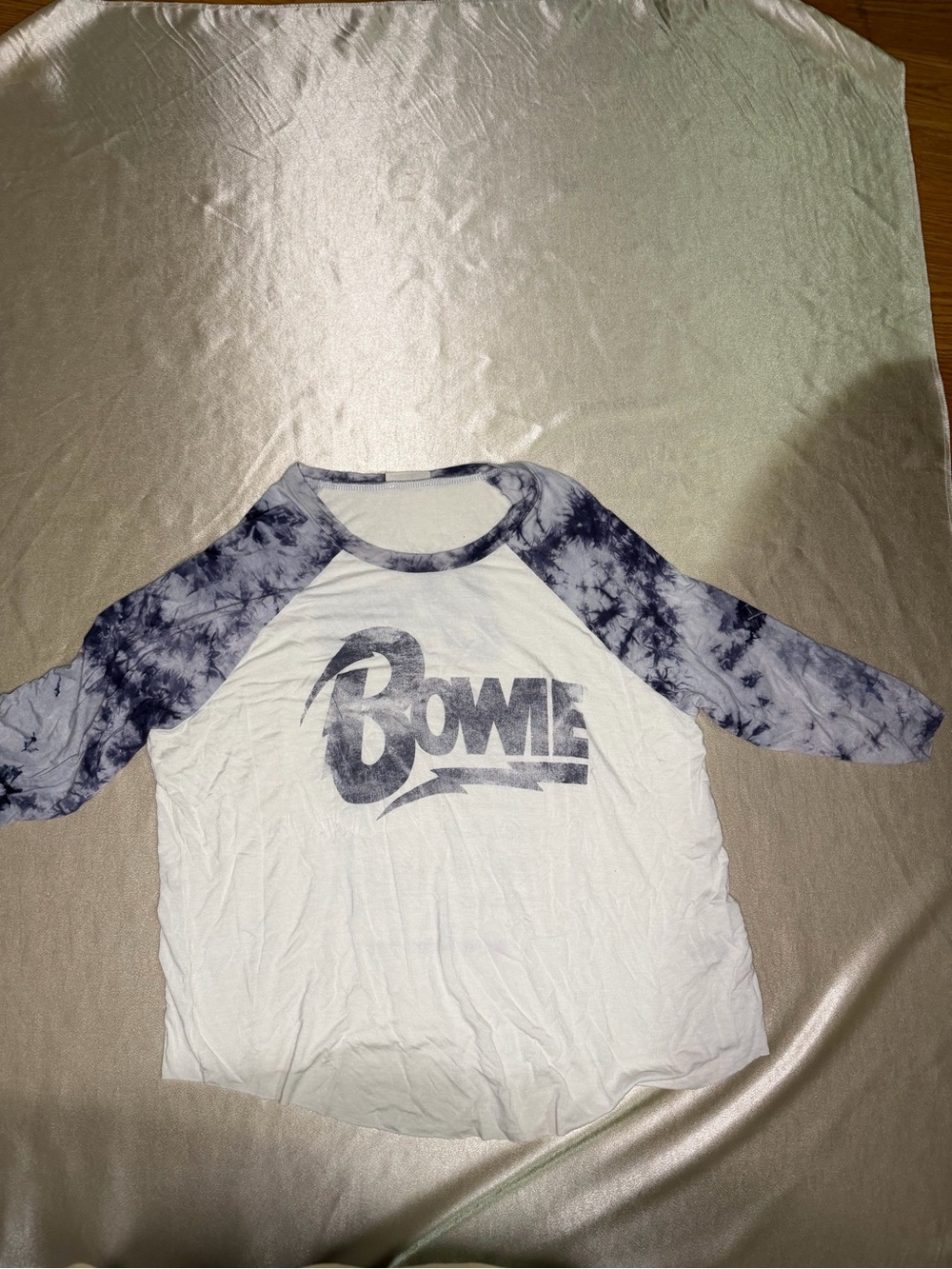 Wit & Wisdom David Bowie New York City Tour Raglan Shirt Size S
